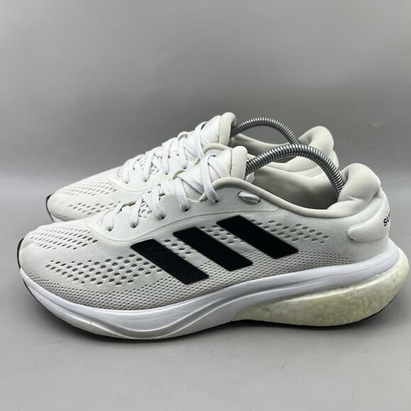 Adidas Supernova 2 Running Shoes Men Size 10 White Black Comfort Low Top Sneaker - Picture 3 of 9